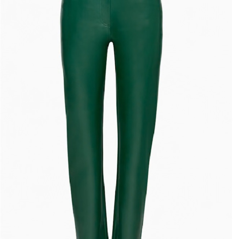 Aritzia Green Straight Leg Pants